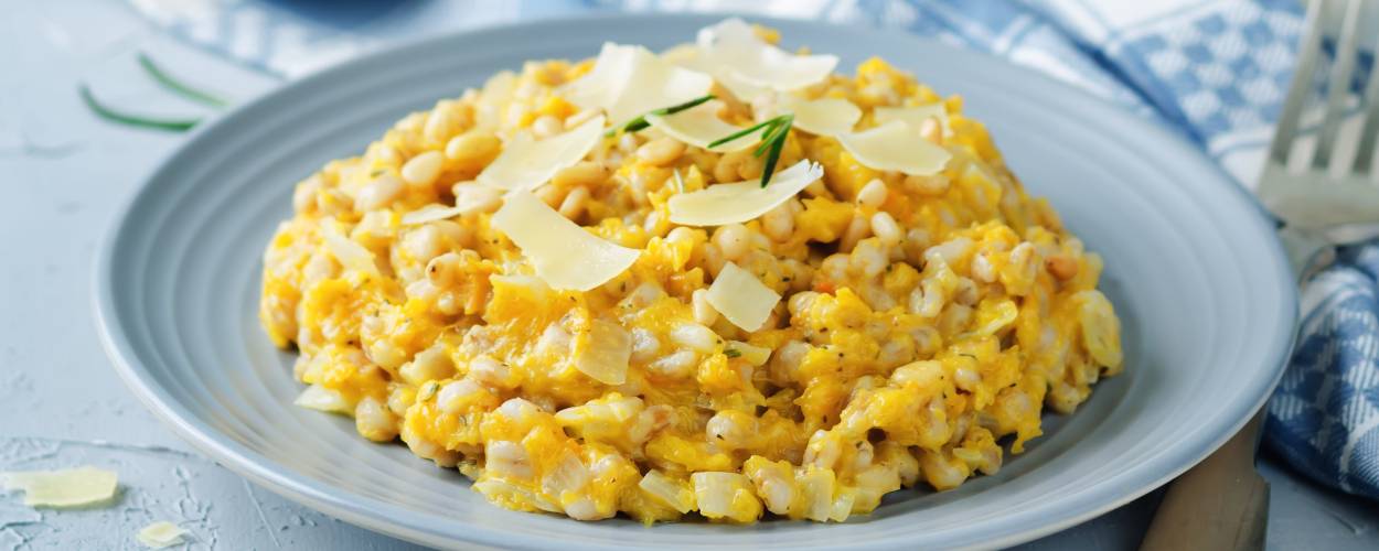 Kürbisrisotto