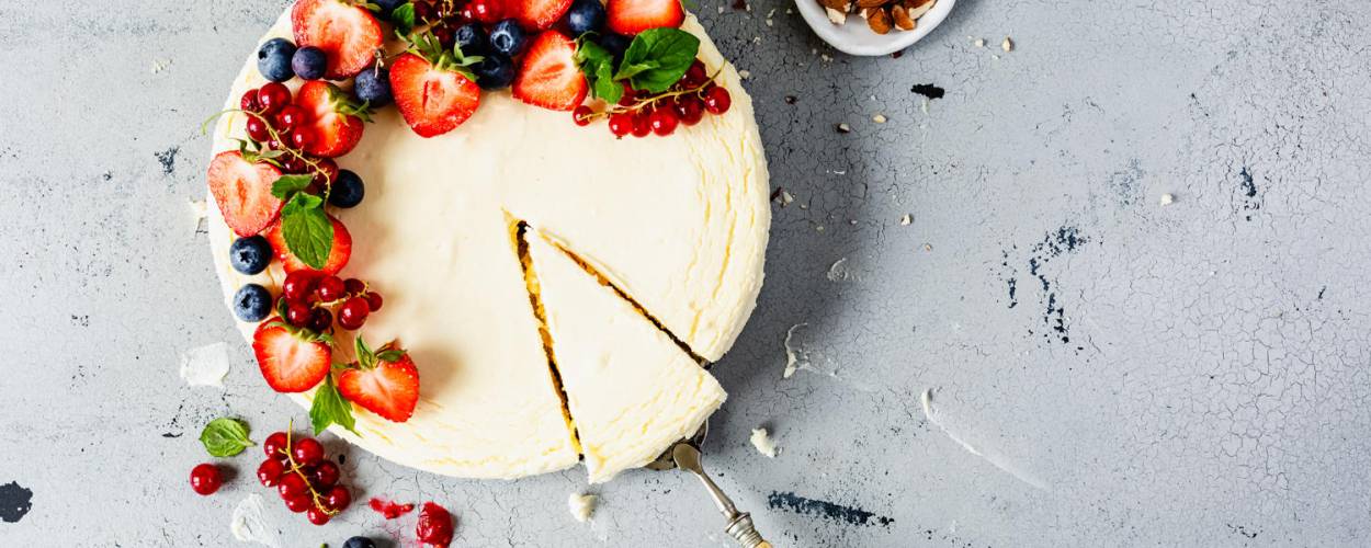 Cheesecake mit Beeren