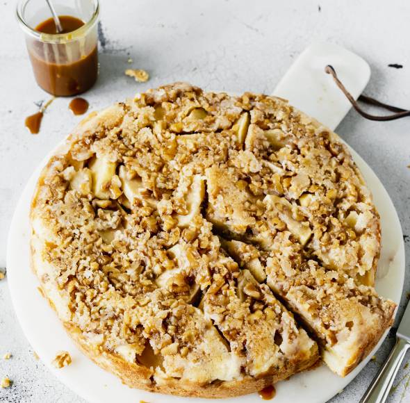 Apfel-Karamell-Kuchen