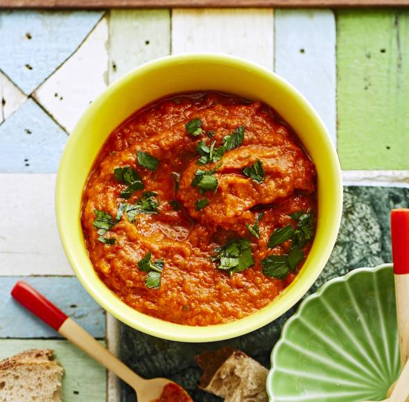 Auberginen-Paprika-Dip