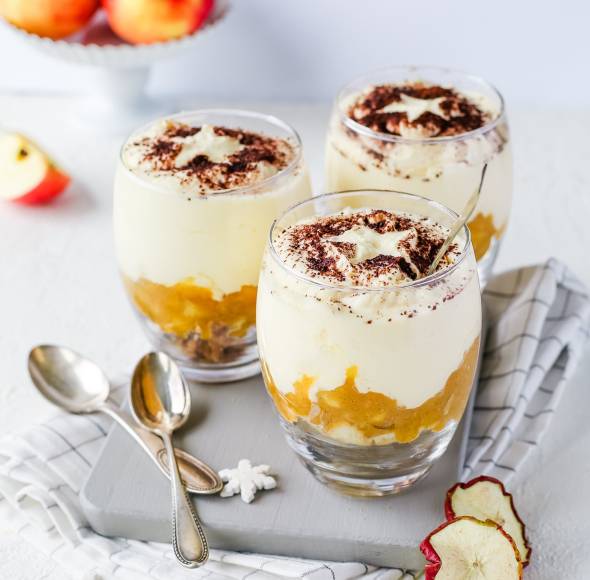 Bratapfel-Tiramisu