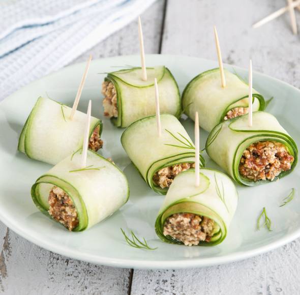 Gurken-Tofu-Röllchen