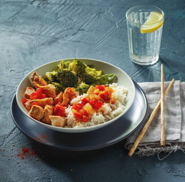 Hähnchen Süßsauer