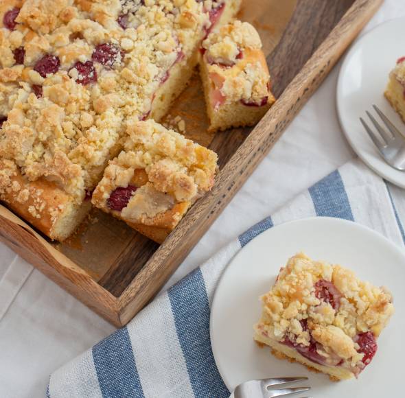 Kirschkuchen mit Quark-Öl-Teig