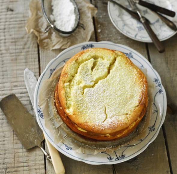 Klassischer Käsekuchen ohne Boden
