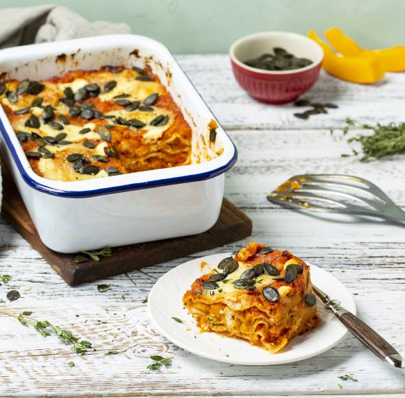 Kürbislasagne