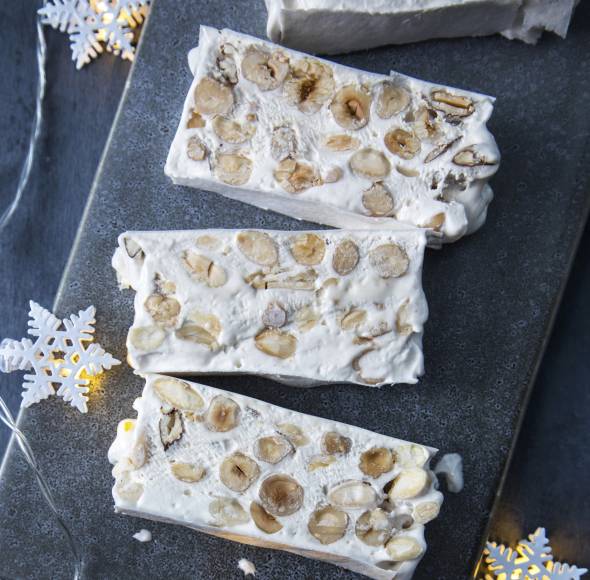 Mandel-Haselnuss-Nougat