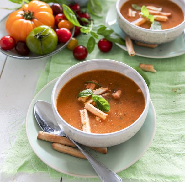 Tomatensuppe wie in der Toskana