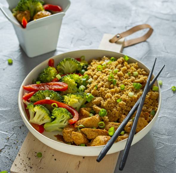 Nasi-Goreng mit Couscous