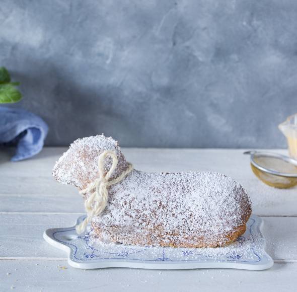 Osterlamm mit Eierlikör