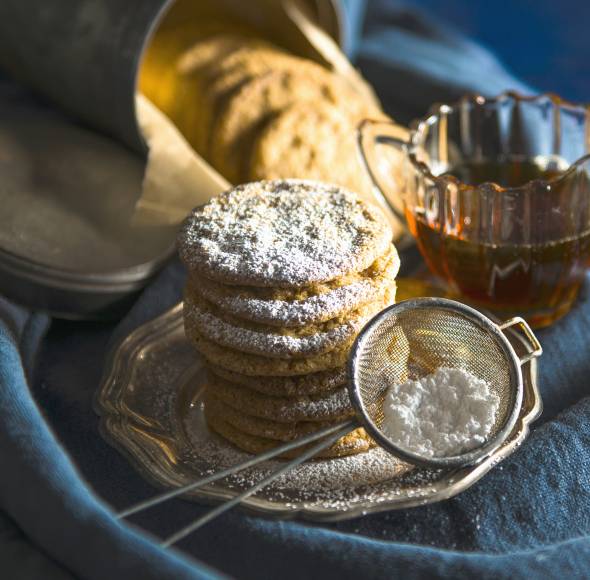 Plätzchen mit Ahornsirup