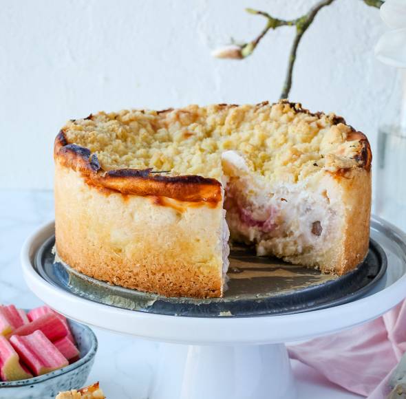 Rhabarber-Käsekuchen