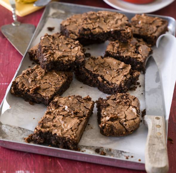 Saftige Brownies mit Walnüssen