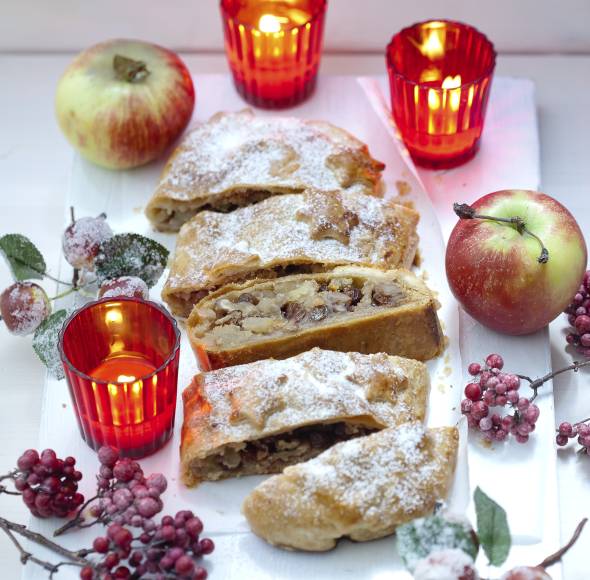 Schneller Apfelstrudel