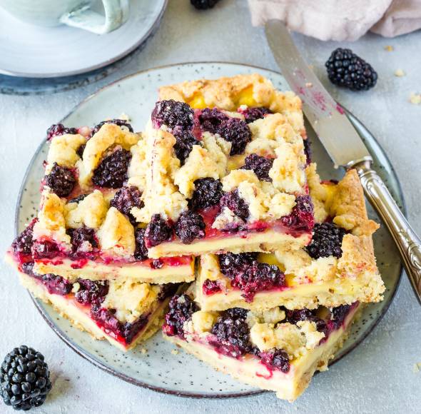 Streusel-Brombeerkuchen vom Blech