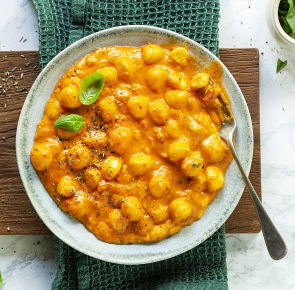 Tomate-Mozzarella-Gnocchi
