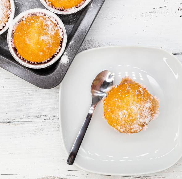 Vanillepudding-Muffins