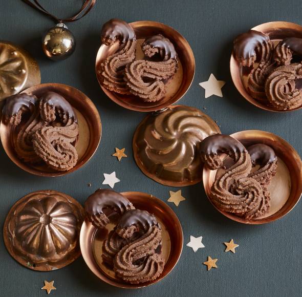 Wiener Schokolocken Plätzchen