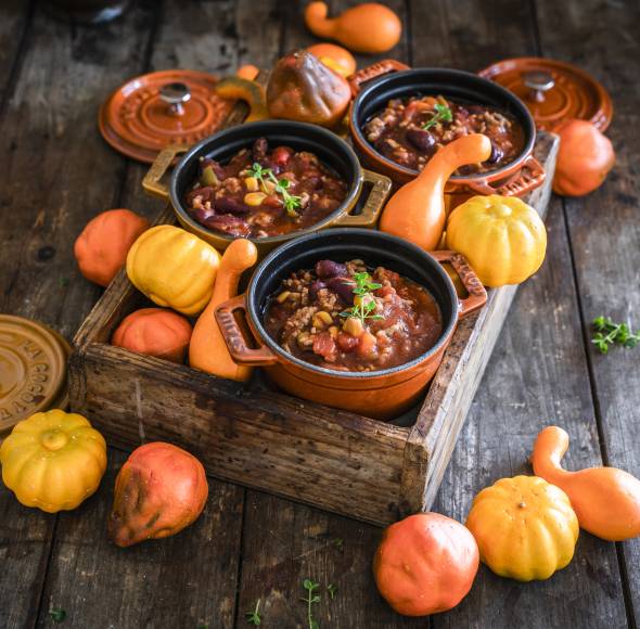 Chili con Carne mit Kürbis