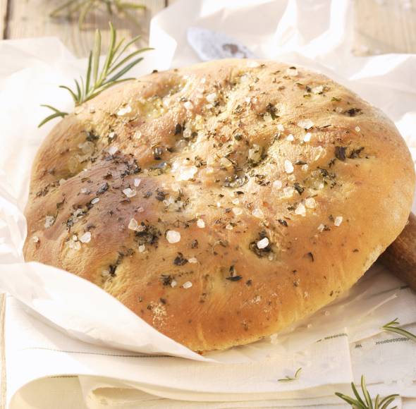 Focaccia nach klassischer Art mit dem Monsieur Cuisine