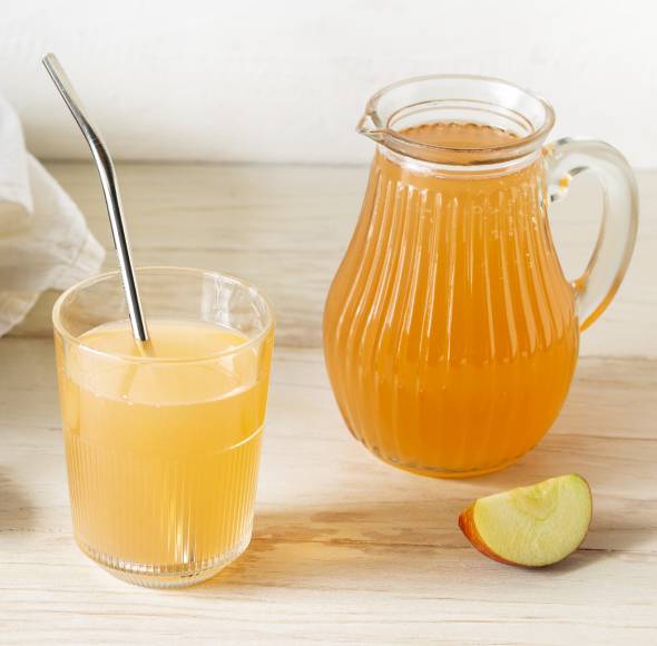 Gesüßter Apfelsaft