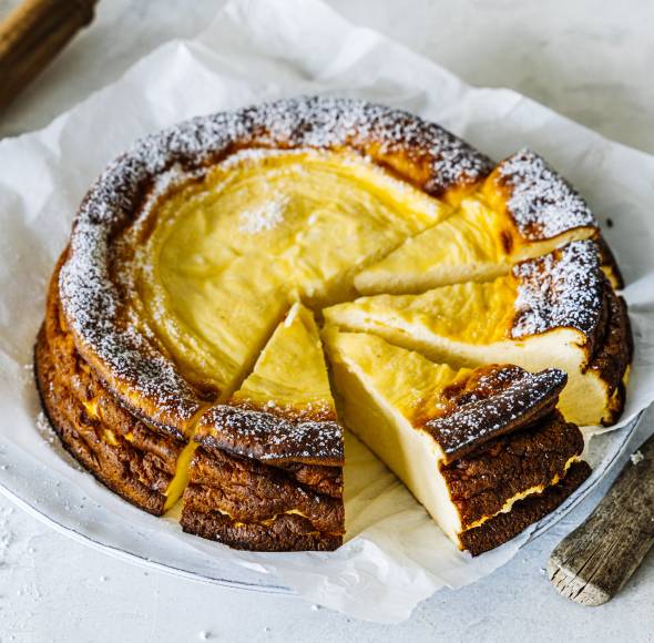 Käsekuchen mit wenig Zutaten