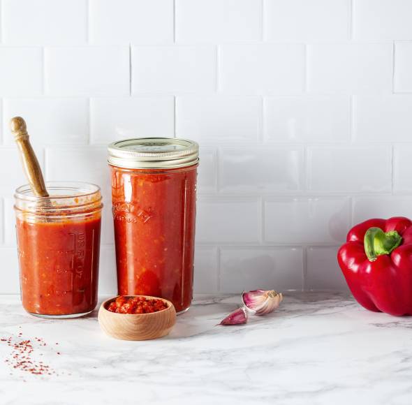 Pastasoße aus Paprika