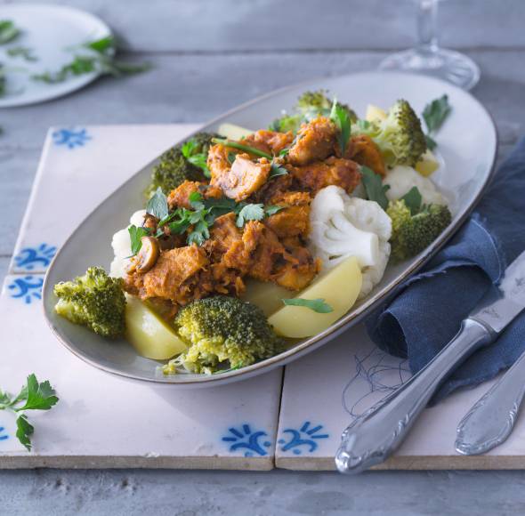 Ragout mit gemischtem Gemüse