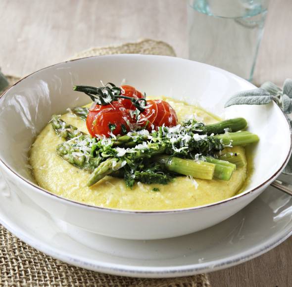 Salbeipolenta mit Gremolata