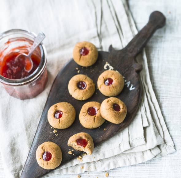 Schnelle Haselnussbusserl