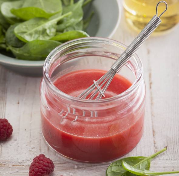 Seidiges Himbeer-Dressing