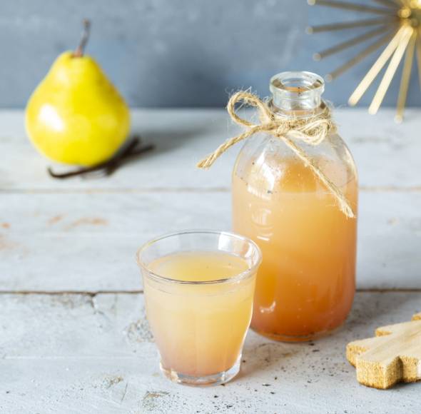 Vanille-Birnensirup