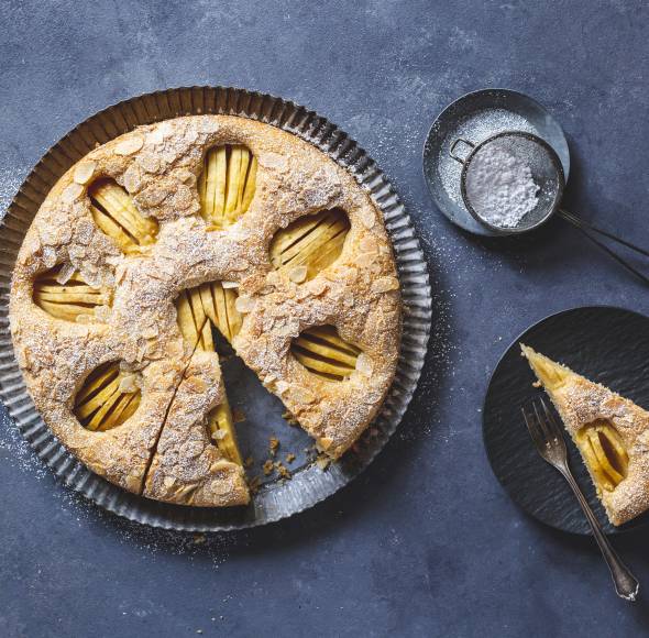 Versunkener Apfelkuchen