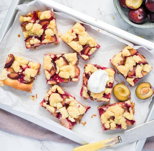 Zwetschgen-Streusel-Kuchen vom Blech
