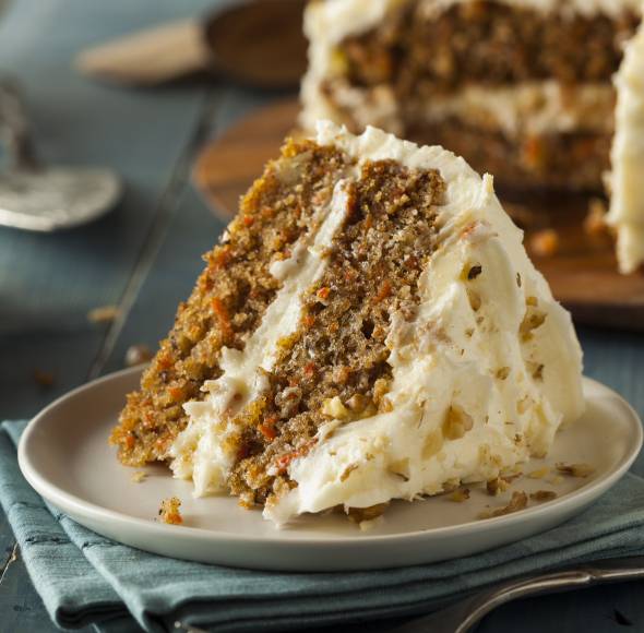 Carrot Cake mit Cream Cheese Frosting mit dem Monsieur Cuisine