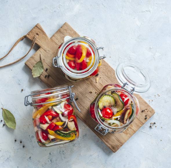 Eingemachtes Ratatouille