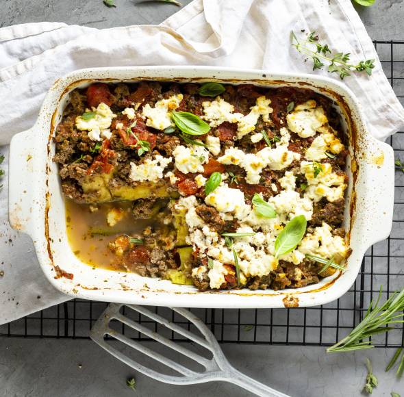 Low-Carb-Zucchini-Lasagne