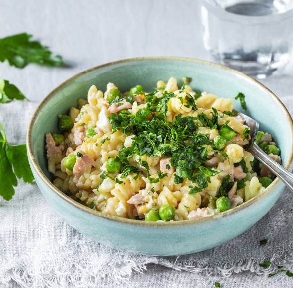 Nudelsalat mit Mayonnaise