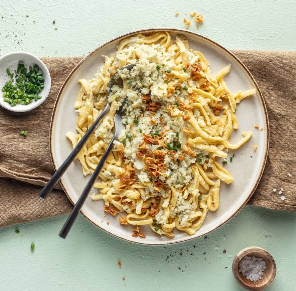 Spitzkohl-Spätzle