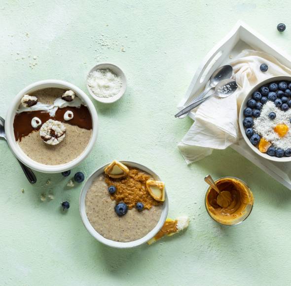 Tierisches Vanille-Porridge