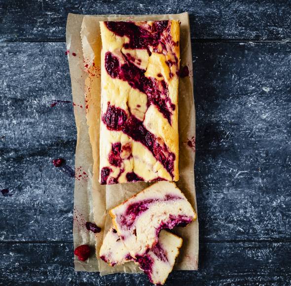 Käsekuchen aus der Kastenform