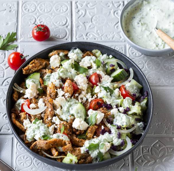 Low-Carb-Dönerteller