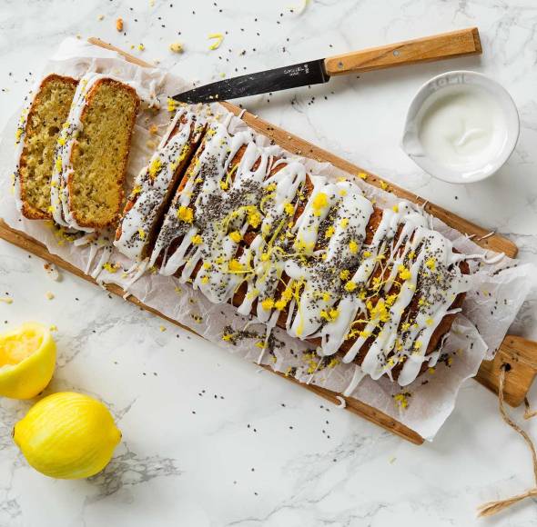 Low-Carb-Zitronenkuchen mit Chiasamen