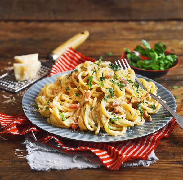 Spaghetti alla carbonara – das Original