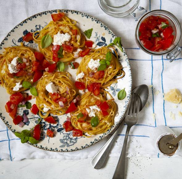 3-Käse-Spaghettinester