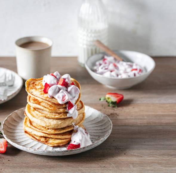 Hafer-Skyr-Pancakes