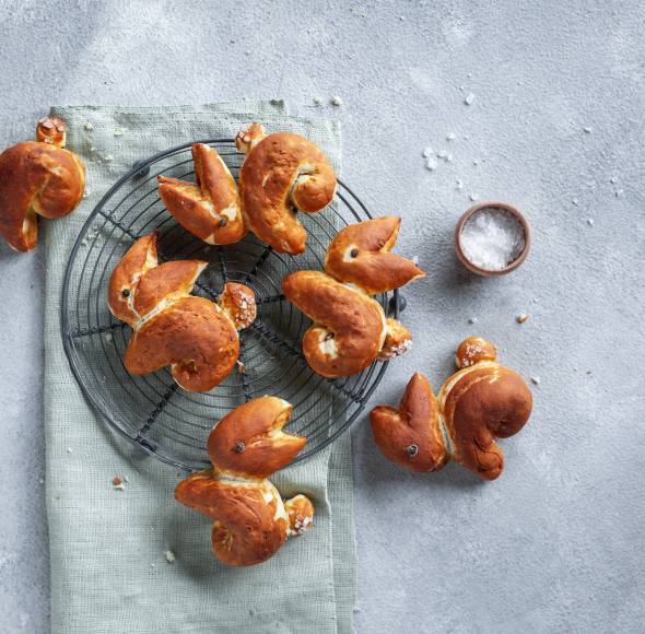 Schnelle Laugenhäschen