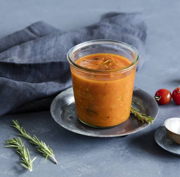 Tomatensugo auf Vorrat