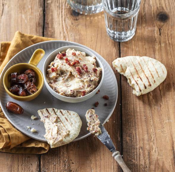 Dattel-Schinken-Butter