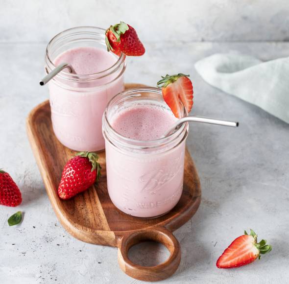 Erdbeermilch
